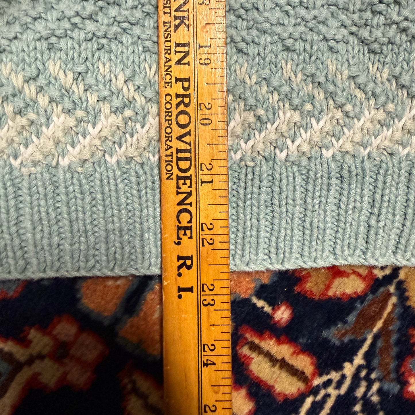 Vintage LL Bean Seafoam Green Sweater