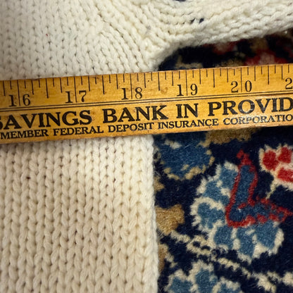 Vintage Fully Fashioned Reindeer Turtleneck Sweater