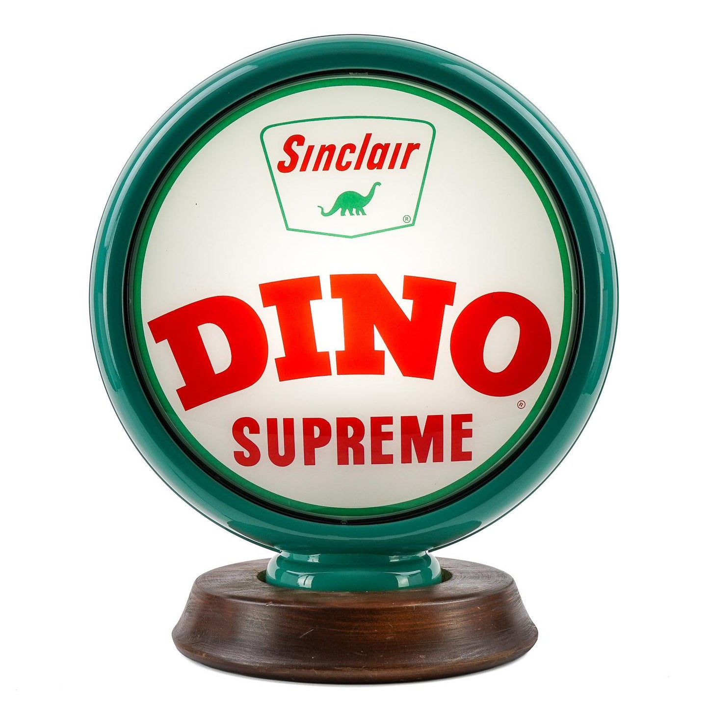 Sinclair DINO Supreme Gasoline Globe