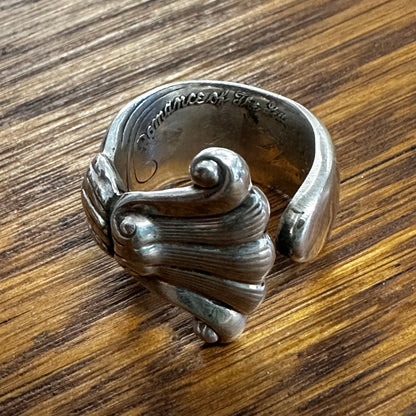 Romance of the Sea Sterling Spoon Ring 7