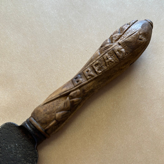 Carved English Bread Knife