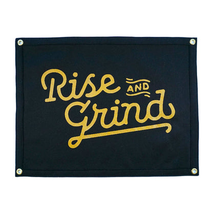 Rise & Grind Camp Flag