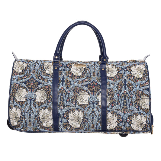 William Morris Pimpernel and Thyme Blue - Pull Holdall